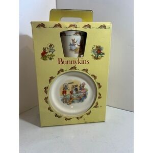 Royal Doulton Bunnykins 3 Piece Childrens Set Bowl Mug Plate Vintage England